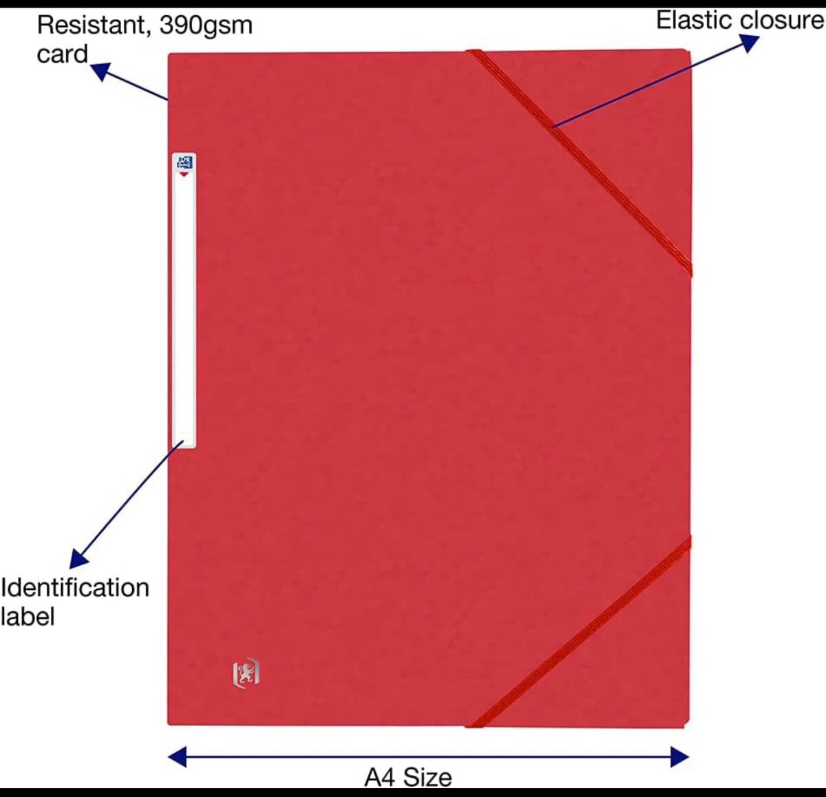 Chemise à Rabats Avec Elastique En Carton Assortie - 12 Pièc