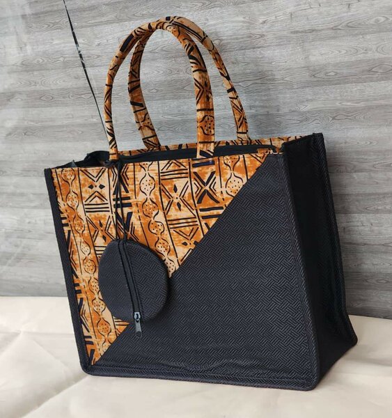 Sac cabas ethnique en toile