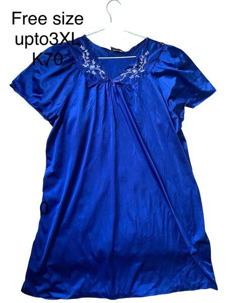 Beautiful women's nightgown blue