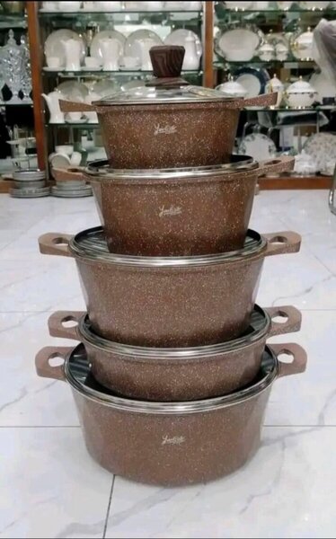 12 pcs nonstick cookware set