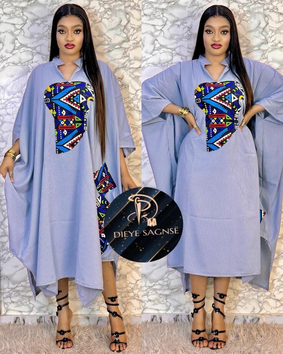 Caftan Africain Élégant Femme
