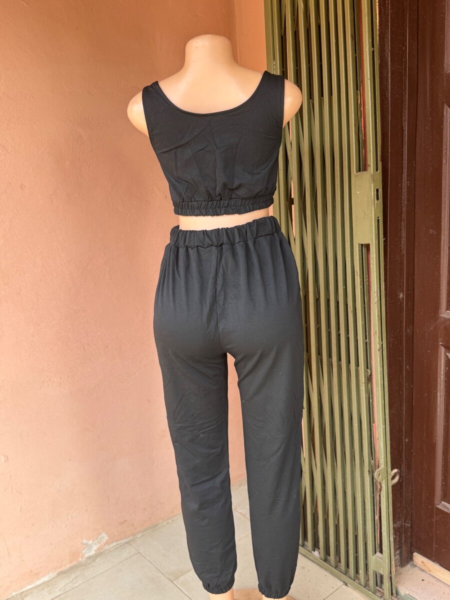 Black Trouser and top