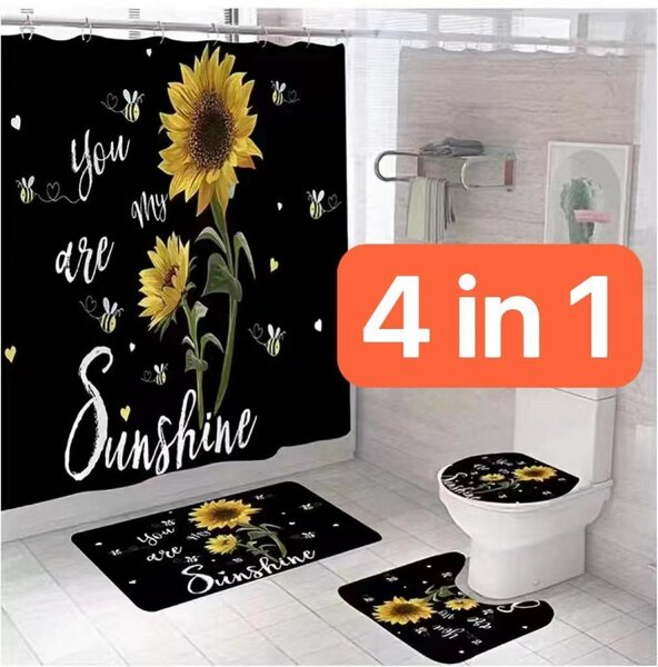 Bathroom mat  Toilet set