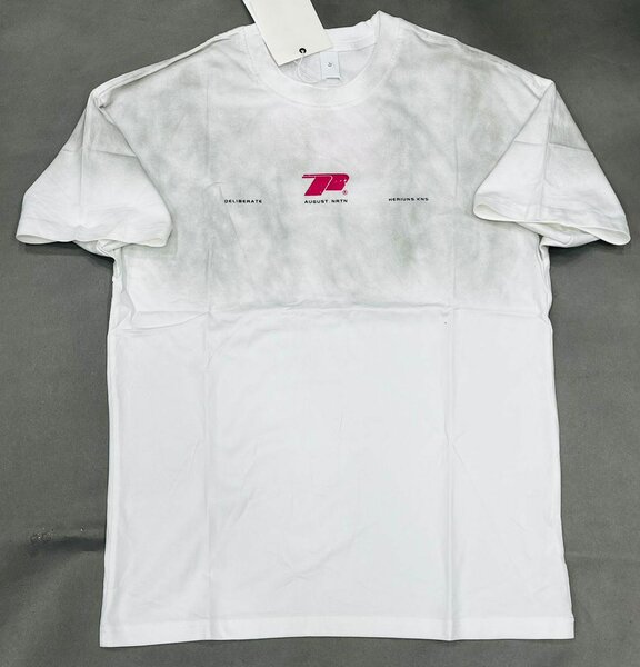 T-shirt en coton imprimé tendance