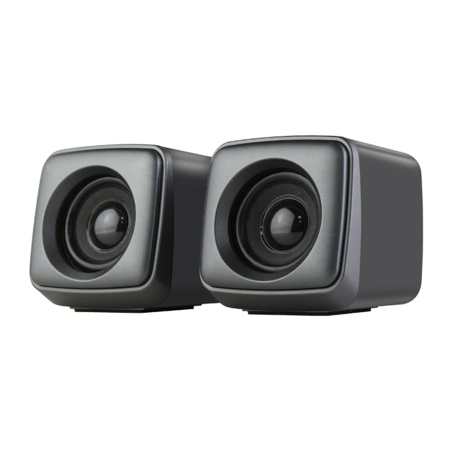 Kisonli A-303S Mini 2.0 Speaker - Portable USB AUX Desktop