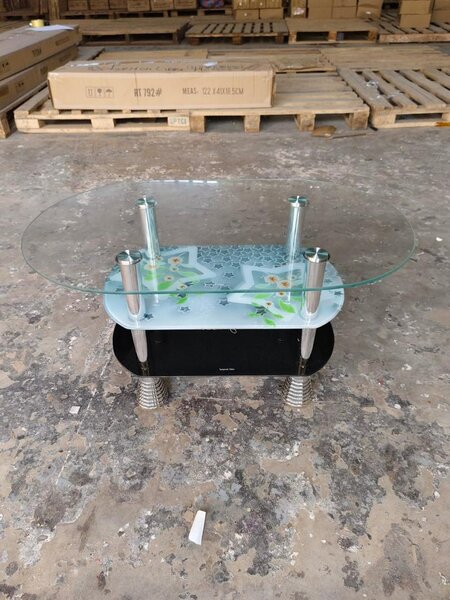 Table basse en verre moderne