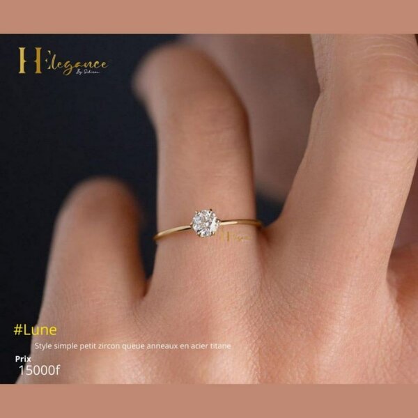 Bague en Lune élégante