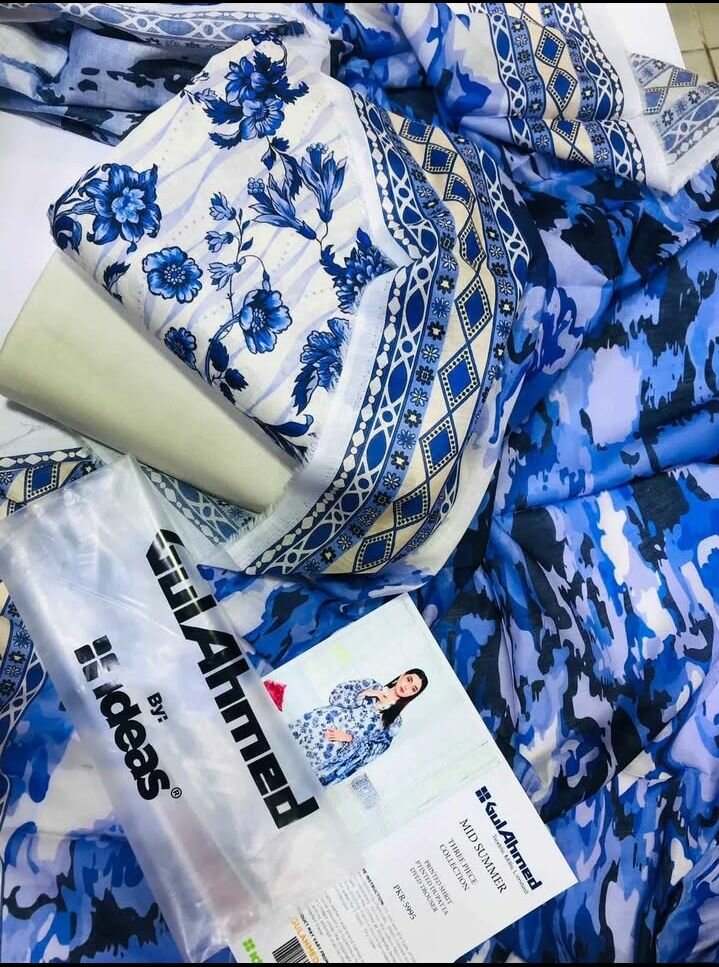 GulAhmed Lawn 3 Peace Suit