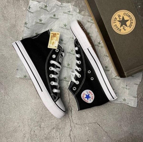 Chaussures montantes Converse noires