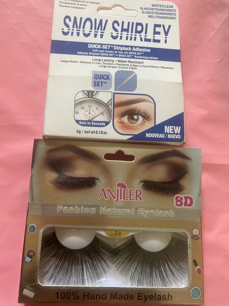 Cils 3D avec Colle Rapide