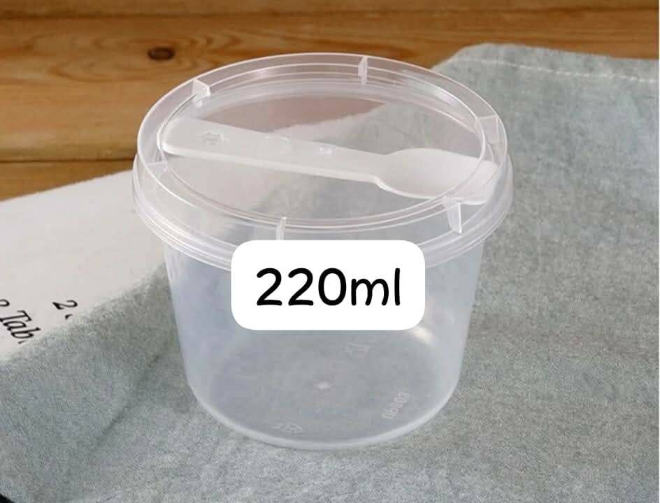 Lots de 50 pots de 220ml