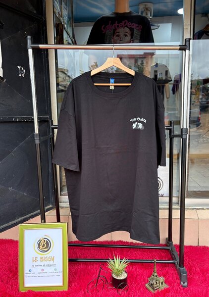T-shirt noir "The Panda"