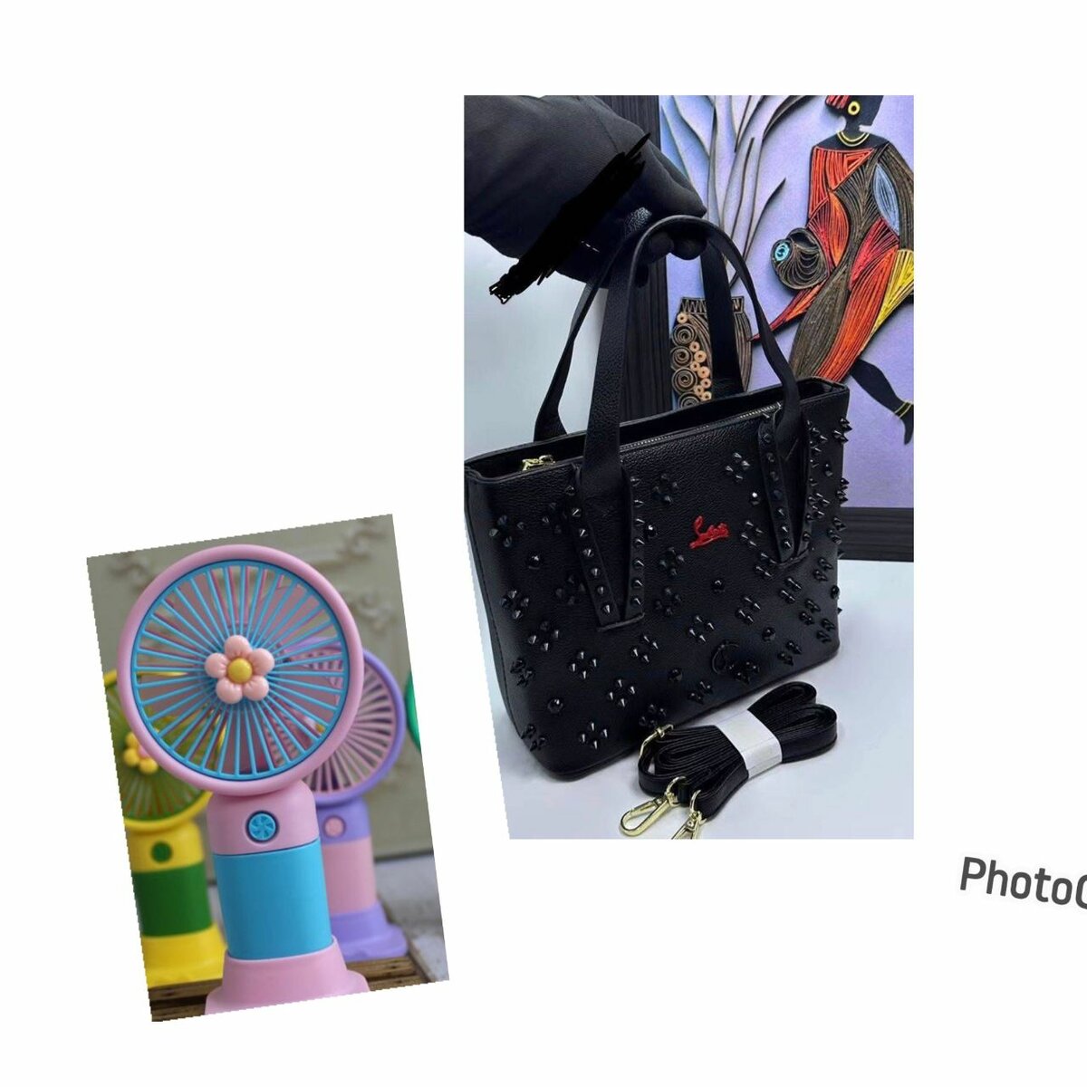 Sac à main élégant perlé moyen