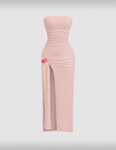 Robe longue été sans bretelles