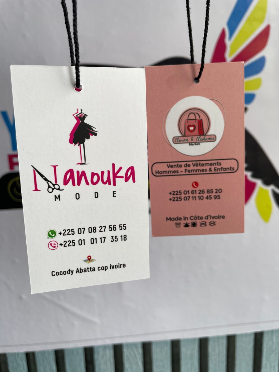 Étiquettes de Mode Africaines