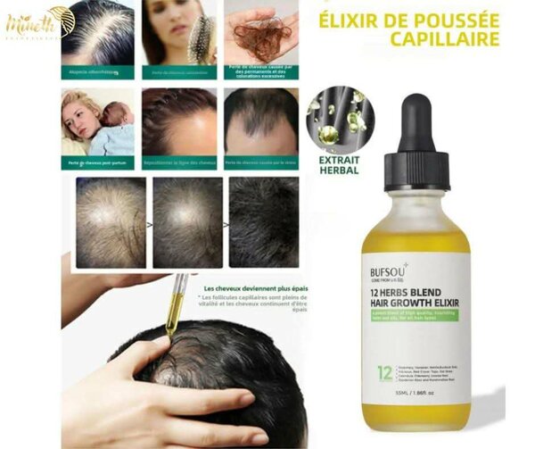 Élixir Croissance Cheveux 12 Herbes