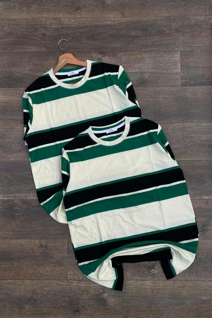 T-shirts rayés unisexes