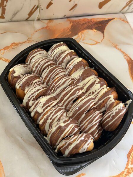 Donut double chocolat