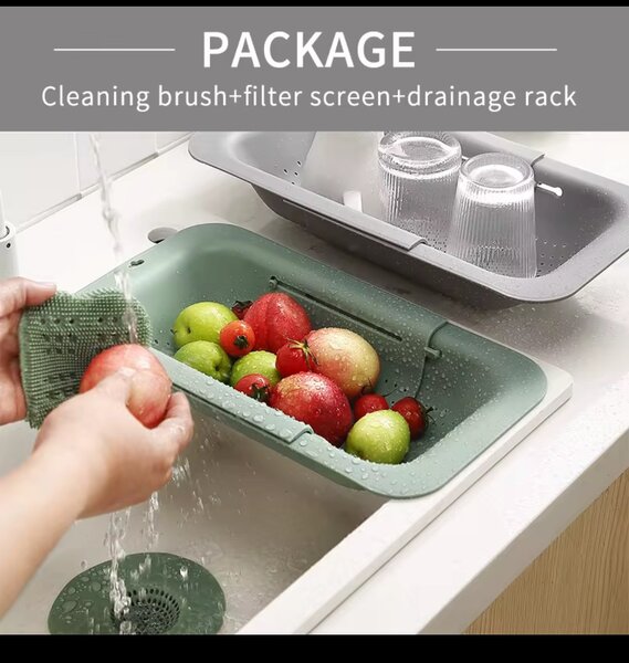 Égouttoir pliable pour évier