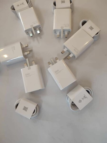 Original Xiaomi 33 and 67watts type C chargers