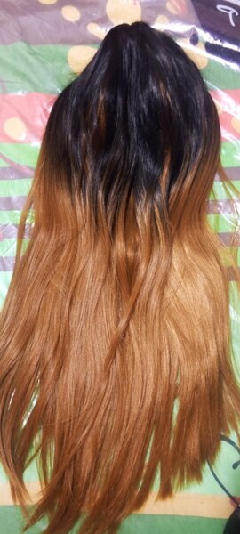 Perruque Synthétique Ombrée