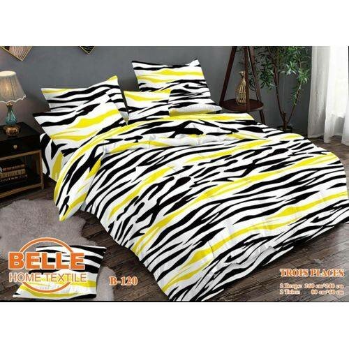 Ensemble 2Draps De Lit 3 Places - 2 Taies D'oreiller