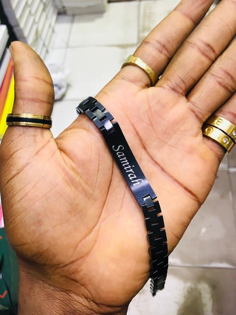 Bracelet personnalisé inox