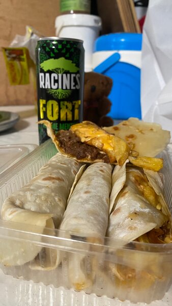 5 Tacos viande Fromage Fondant