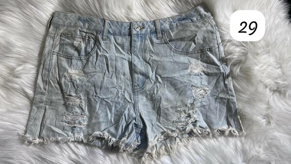 Denim shorts