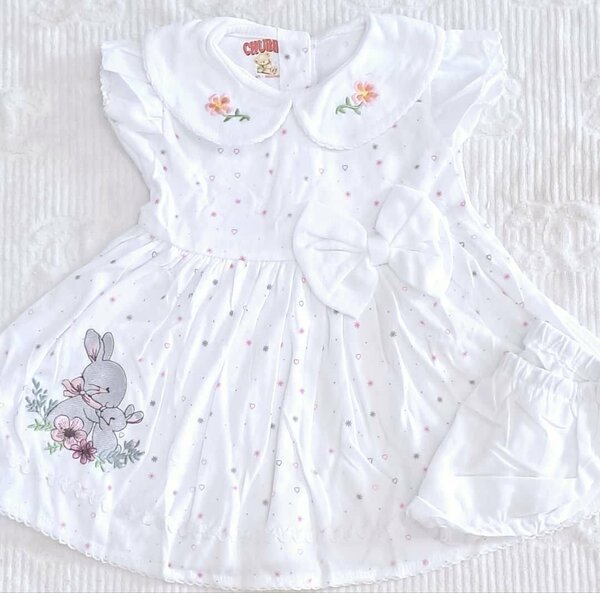 Robe bébé fille imprimée