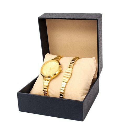 Montre + bracelet pour femme