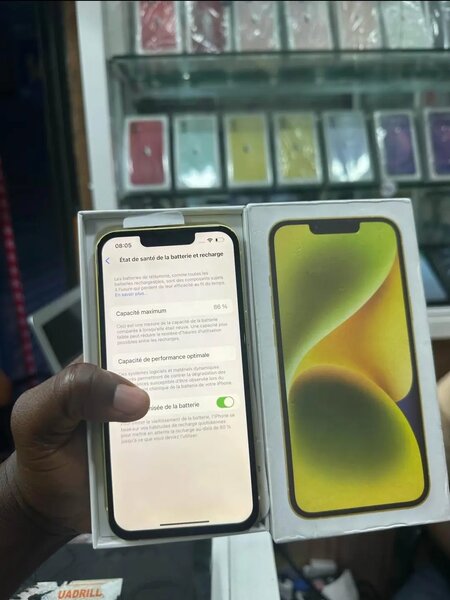 iPhone 14 Jaune 128 Go Neuf