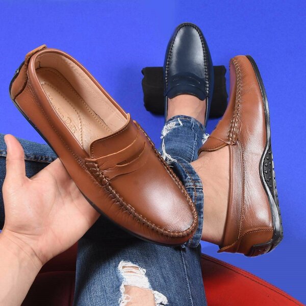 Mocassins en cuir élégants pour hommes
