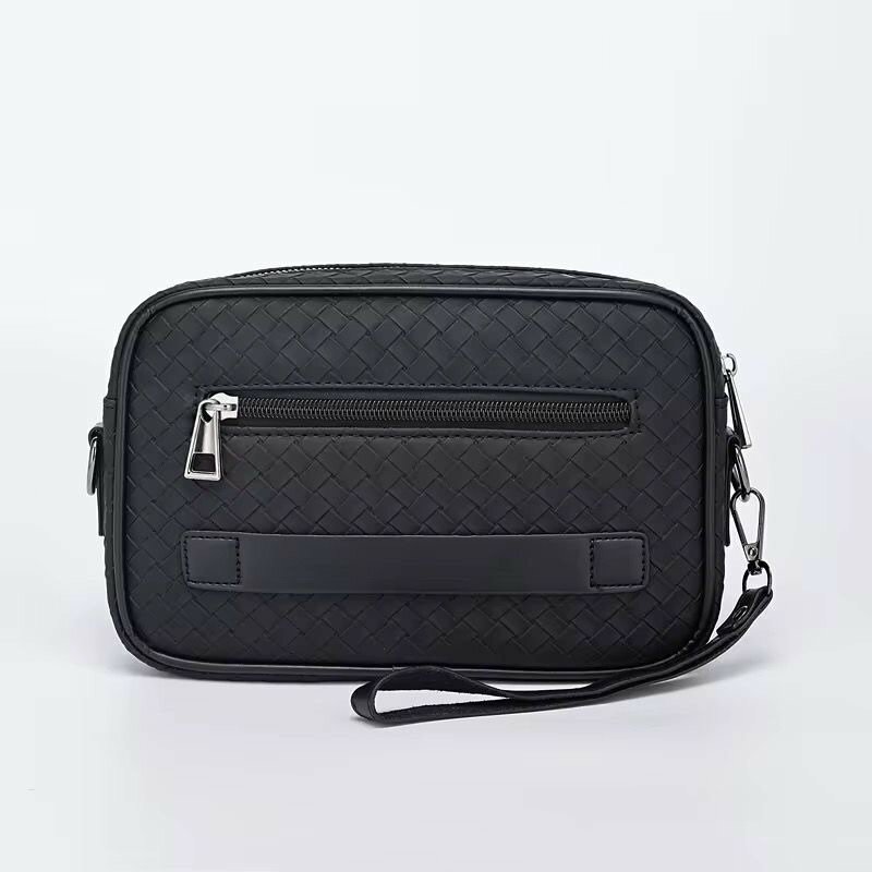 Sacoche en cuir tressé