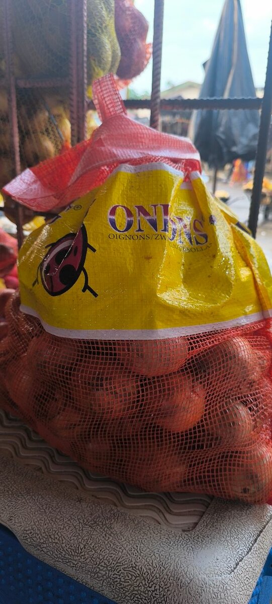 Oignons frais en filet 12.5kg