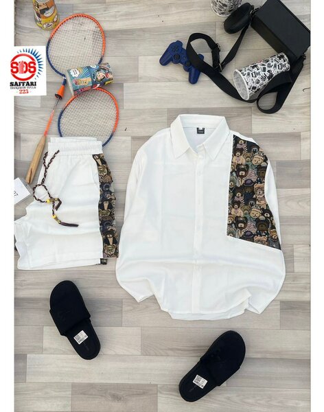 Ensemble chemise et short homme