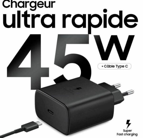 Chargeur Rapide 45W Samsung USB-C