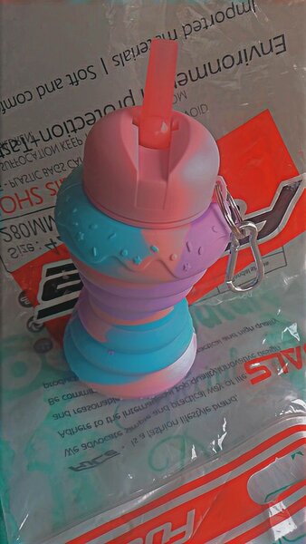 Gourde pliable en silicone