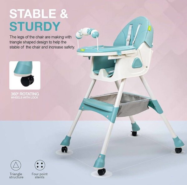 Baby feeding high chair