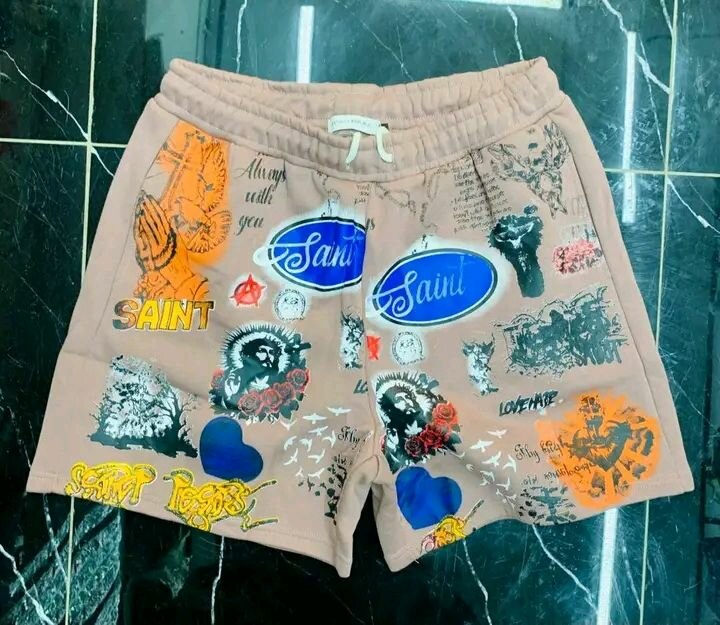 Shorts à motifs colorés