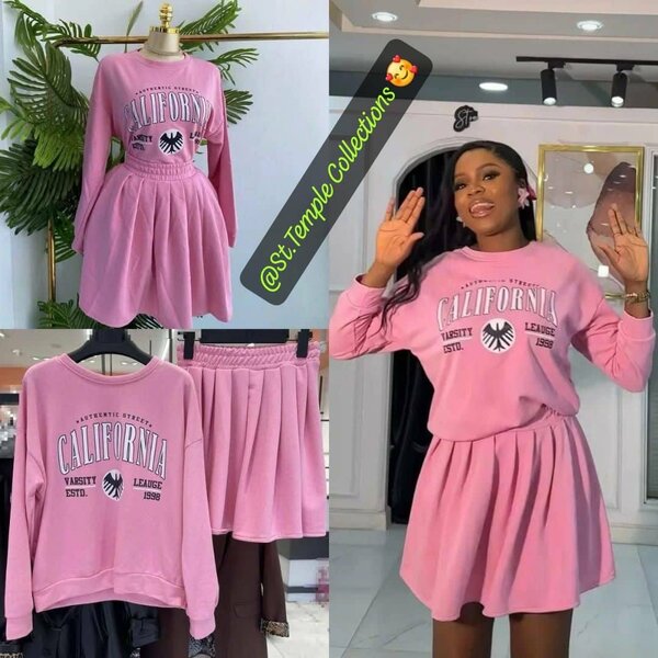 2 piece skirt and top