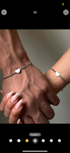 Ensemble bracelet couple