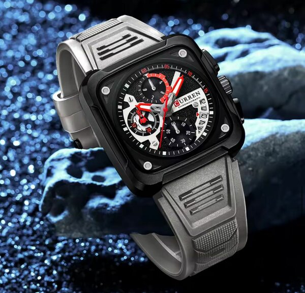 Montre Chronographe Carrée Homme