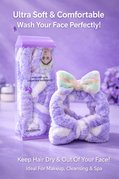 Bandeau doux pour soin visage