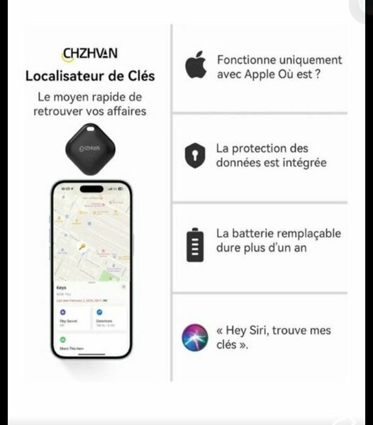 Localisateur de clés CHZHVAN