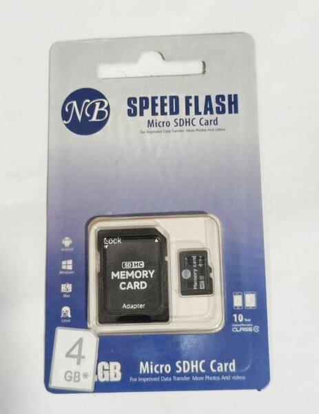 Carte memoire 4GB
