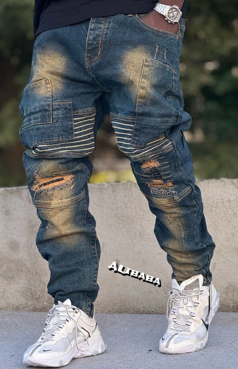 Jeans cargo décontractés