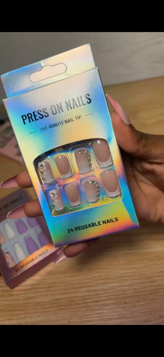 Ongles Press-Ons Réutilisables