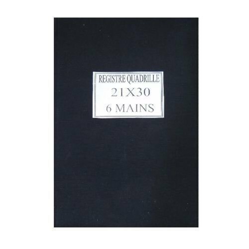 Cahier Quadri 21x30 cm 6 mains