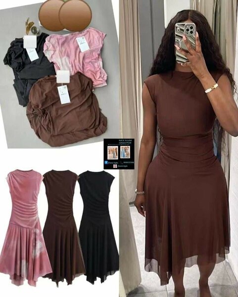 Robe élégante sans manches